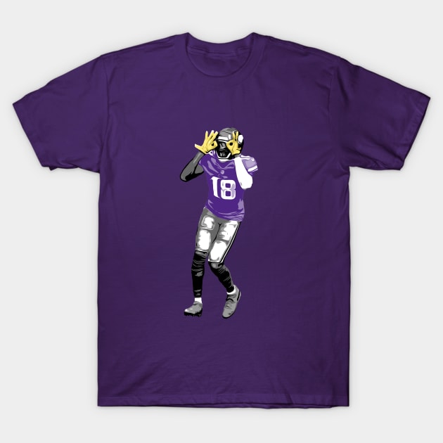 justin jefferson T-Shirt by islandersgraphics